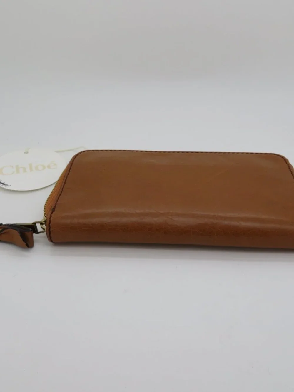 Chloé Nutmeg Brown Sheepskin Leather Wallet